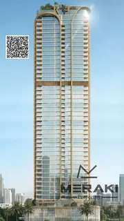 0% down payment, freehold sea views, and no fees. Own a two-bedroom apartment with a living room and