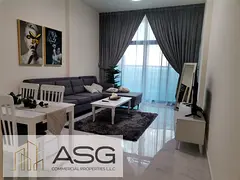 Furnished 2BR Apartment | Sydney Tower JVC | Road &amp; Skyline View