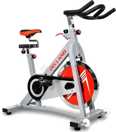 Semi Commercial Spin Bike | 18kg Flywheel Stationary Exercise Bike for Cardio Workouts