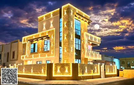 An opportunity to own a corner villa on the main road, in front of all services, with a swimming pool, rooftop terrace, and space for installing an el