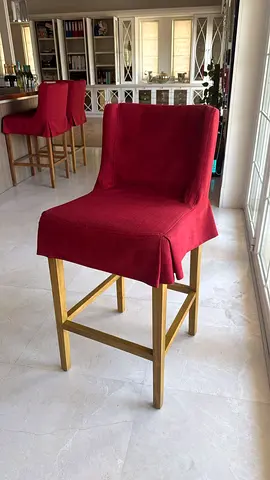 Stools with covers in excellent conditions 
Can be sold separately 
Each Dhs 230 
Please whatsup