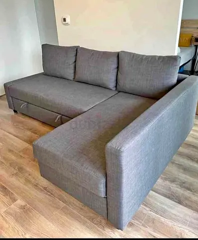 Ikea L shape sofa store cum bed and you can fix the