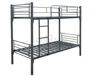 Metal Bunk Bed Frame - Double Decker, Good Condition
