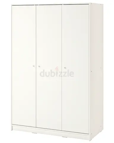 IKEA White 3-Door Wardrobe – Good Condition