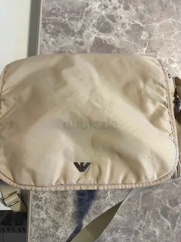 Light beige Emporio Armani crossbody/shoulder bag — good used condition