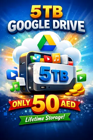 5 TB Storage LifeTime Access Google Cloud