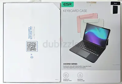 ESR Ascend Series Keyboard Case for Tablet with Detachable Magnetic Back (Black) — New/Unused