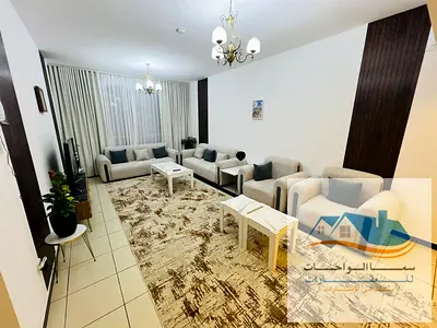 مركز الفردان القصباء شقة غرافتين وصالة 2حمام يوجد جيم ومسبح +مركزالعاب للاطفال علي مخرج دبي