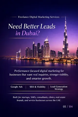 Digital Marketing Freelancer in Dubai | Google Ads, SEO  Lead Generation
