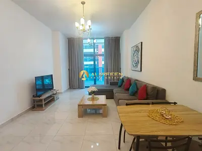 غرفة نوم واحدة مفروشة | برج سيدني JVC | شرفة وإطلالة على المدينة