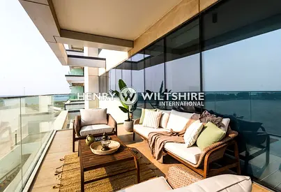 Fully furnished unit. Partial golf and sea view