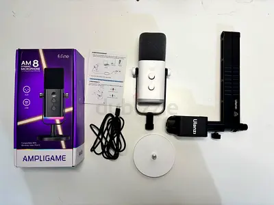 FIFINE AM8 White XLR/USB + FREE MIC ARM