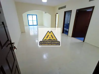 Apartment in Al Rumaila 1, one bedroom and living room, master, 2 bathrooms, balcony, central AC, very spacious, minutes from the Corniche, 33,000 AED