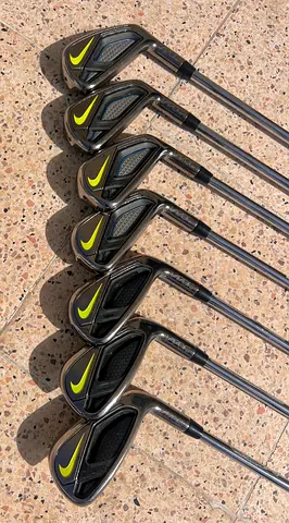 Set of Nike Golf Irons - 6 Clubs, Good Used Condition