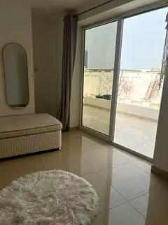 Clean  cozy room with partition for ladies only in JVC with balcony available now