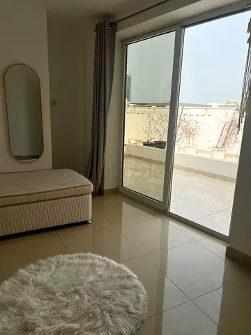 Clean  cozy room with partition for ladies only in JVC with balcony available now