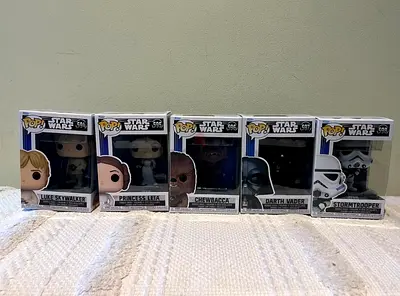 House Clearance - Funko Pop Star Wars Episode IV Complete Collection 594-598.