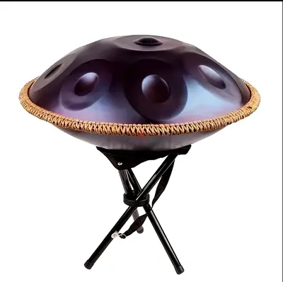 Steel Tongue Handpan Drum with Stand — 11 Note Handpan