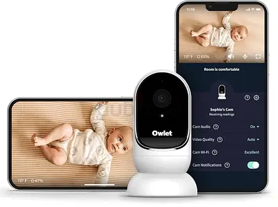 Owlet Cam Smart Baby Monitor - HD Video Monitor with Camera