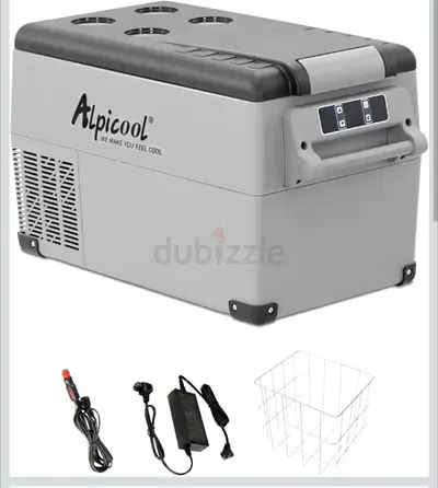 Alpicool Portable Car Fridge/Freezer with Accessories - Brand new