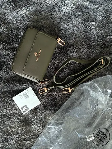 Anne Klein Olive Green Crossbody Bag - New with Tags