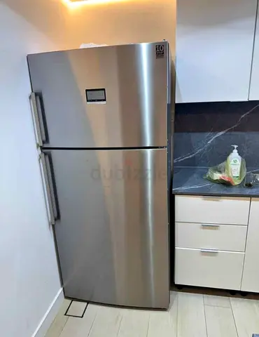 BOSCH Series 6 Model Refrigerator with Digital Clock Stainless Steel Body 86 cm width