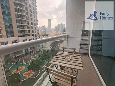 Furnished Studio | Burj Al Nujoom | Balcony & Downtown View