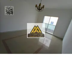 Apartment in Al Rumaila 1, two bedrooms and living room, 3 bathrooms, central AC, second row from Aj