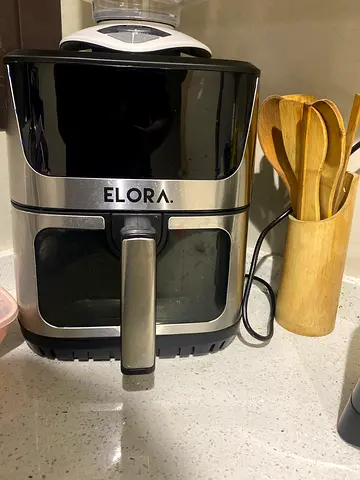 ELORA Air Fryer - Compact Stainless Steel Model