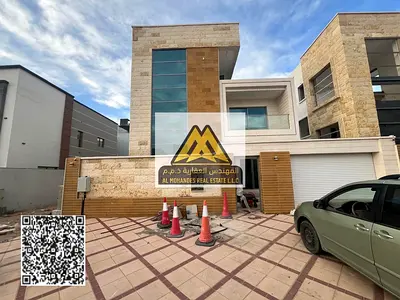 فيلا للإيجار السنوي في عجمان بمنطقة الياسمين أول ساكن بمساحة واسعة وتصميم عصري وتشطيبات راقية مناسبة للسكن العائلي الفاخر