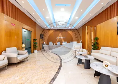 BRAND NEW EXECUTIVE OFFICES FURNISHED | FREE PARKING AVAILABLE | DEWA CHILLER WIFI FREE