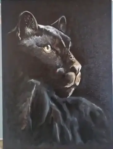 Oil in canvas painting