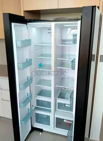 Side-by-side Refrigerator in Good Working Condition - Spacious  Clean