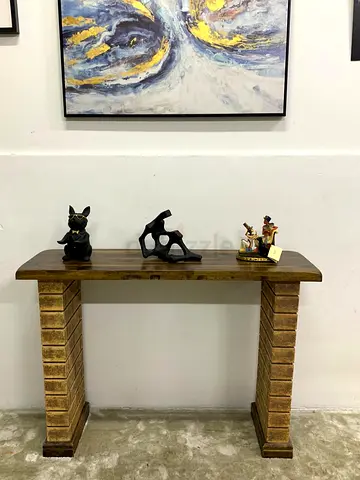 Rustic-style console table