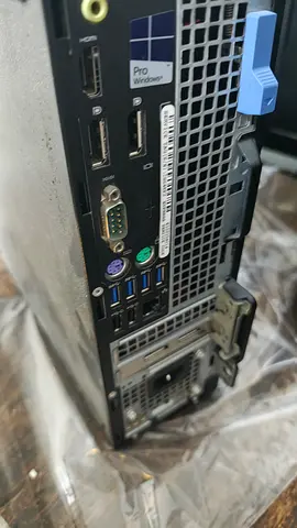 Used Desktop PC Tower with Multiple USB, DisplayPort and COM Port (Back I/O shown)