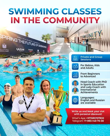 Swimming Classes in JVT (Babies 3+ m.o./Kids/Adults/Private)