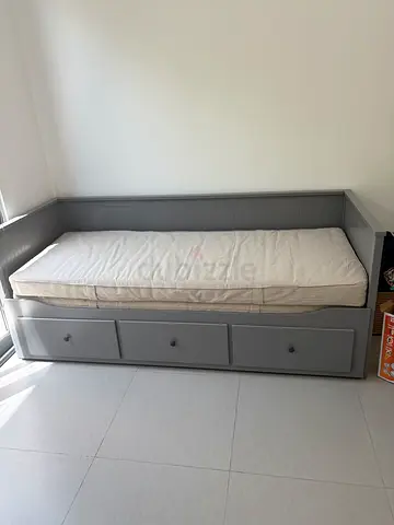 Double bed ikea with matteresses