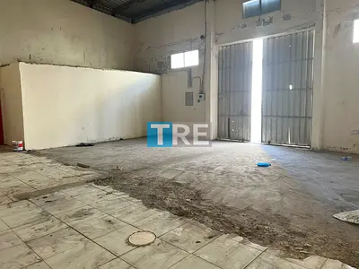 1500/- SQFT WAREHOUSE ONLY GROUND AVAILABLE FOR RENT AJMAN INDUSTRIAL 2