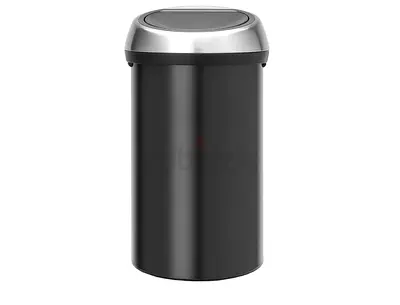 Brabantia Touch Trash Bin with Silver Lid - 60L (Very Good Condition)