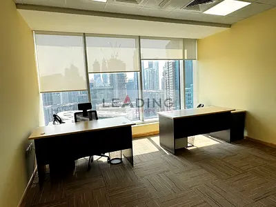 Fully Furnished Office for Lease | Business Bay | Ready to Move In | Chiller Free | High Speed Internet