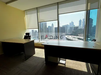 Fully Furnished Office for Lease | Business Bay | Ready to Move In | Chiller Free | High Speed Internet