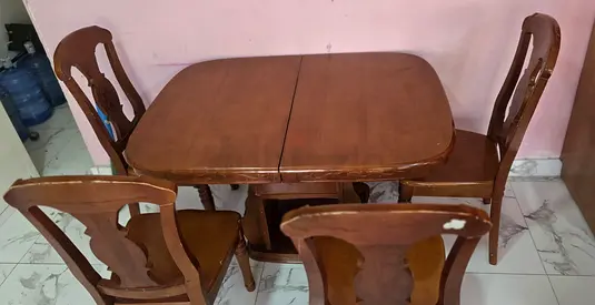 Dining table with chairs