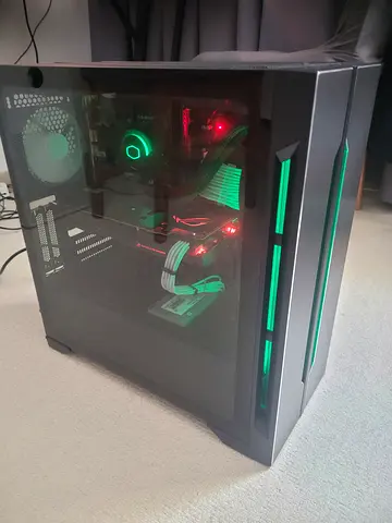 Gaming Desktop PC with RGB Lighting (Clear Side Panel)