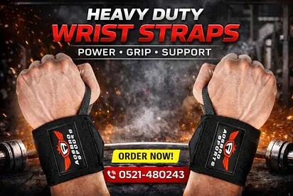 Heavy Duty Wrist Straps for Gym | Strong Grip  Support | AOSBRO SPORTS