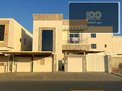 Villa Al Helio 2, 5 master rooms, first tenant, parking shade, central AC, AED 115K yearly.
