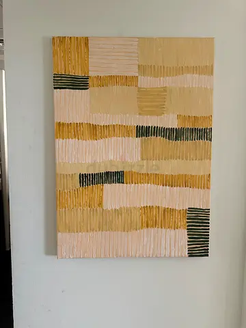 Original Acrylic Painting – 50x70 cm – Modern Neutral Art