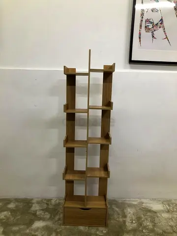 Modern 8-tier tree-shaped bookshelf