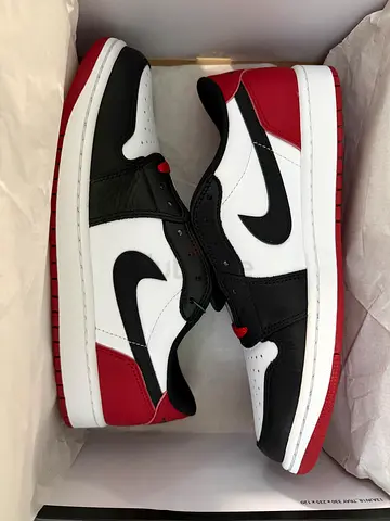 Jordan 1 Retro Low OG Black Toe US 10