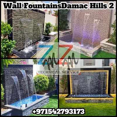 Wall Fountain Installation  Maintainence with Zam Zam Technical Services Est