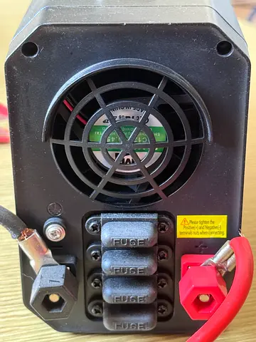 BESTEK 1000 W - Pure Sine Wave 12V Power Inverter with Fuses and Cooling Fan